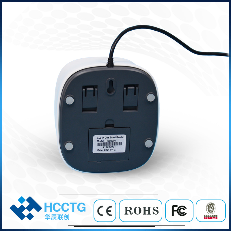 HCCTG قارئ بطاقات EMV IC وNFC ومسح رمز الاستجابة السريعة HCC3300