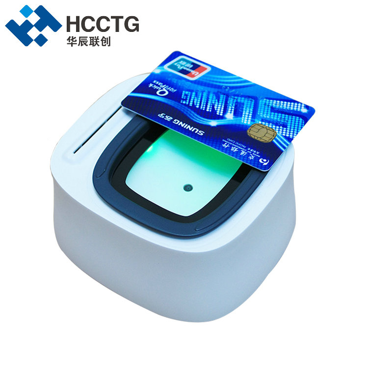 ISO7816 NFC قارئ البطاقة الممغنطة 2D سطح المكتب ماسح الباركود HCC3300