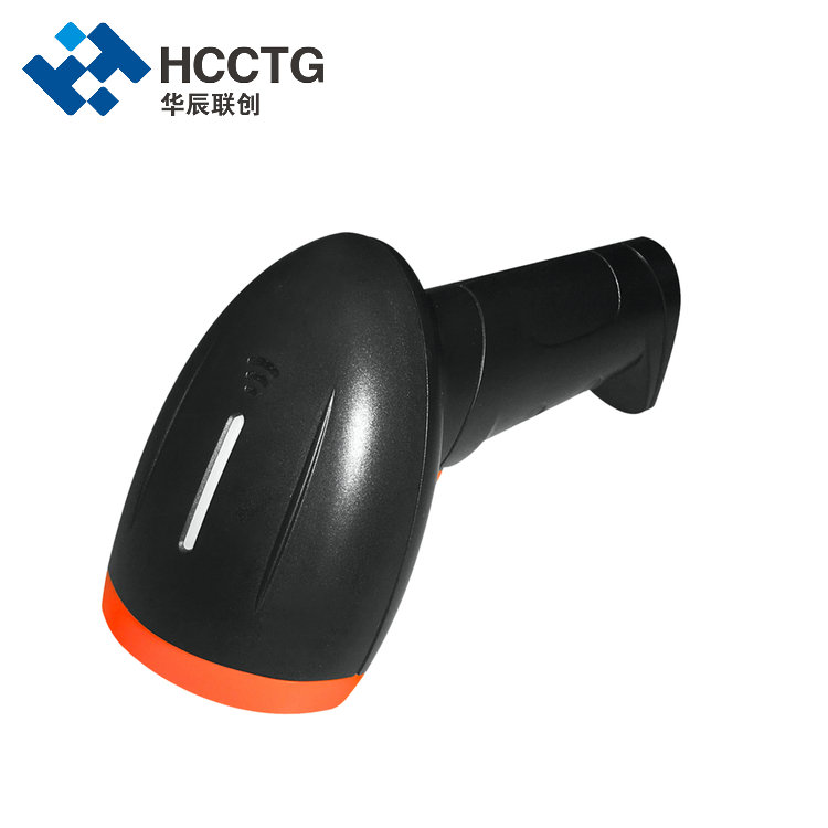 ماسح الباركود السلكي المحمول USB / RS232 2D لدفع رمز QR للجوال HS-6603B