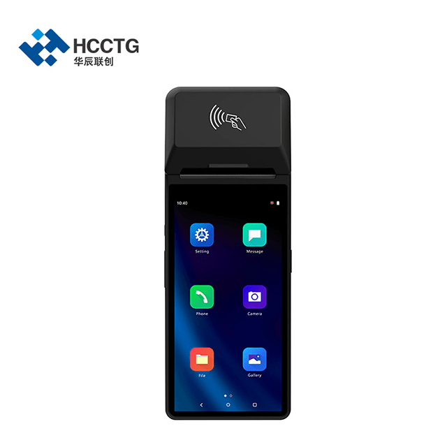 HCCTG جهاز GMS 6 بوصة NFC محمول بنظام Android 10.0 POS مع طابعة حرارية 58 مم Z300