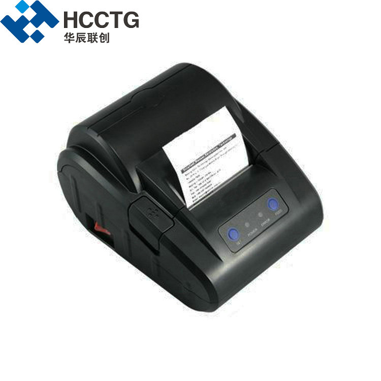 RS232 طابعة باركود حرارية محمولة مقاس 58 مم ثنائية الأبعاد HCC-POS58V