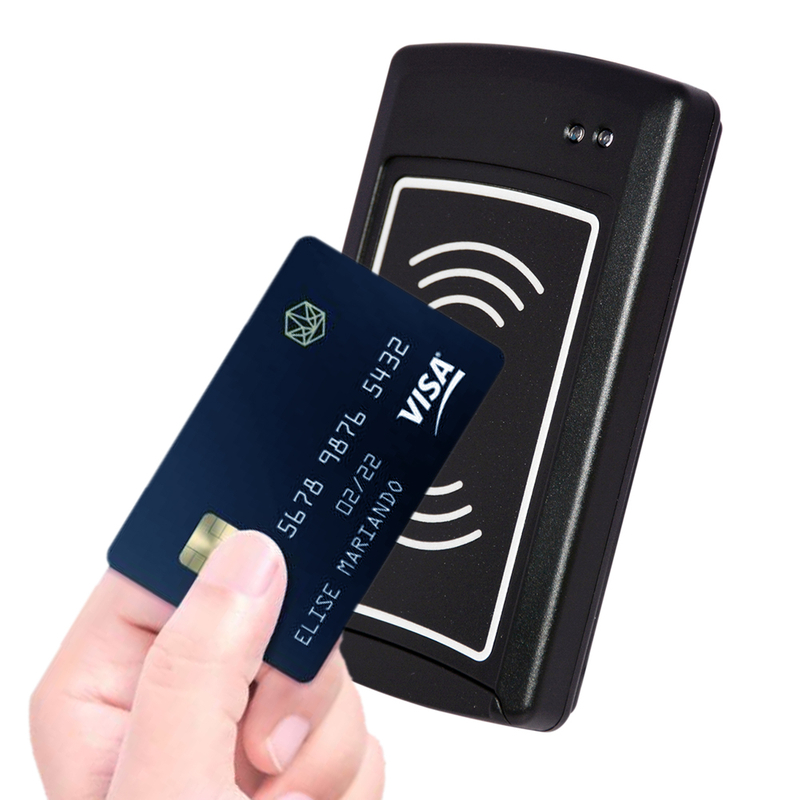 ISO14443 USB قارئ / كاتب بطاقة RFID NFC بدون تلامس ACR1281U-C8