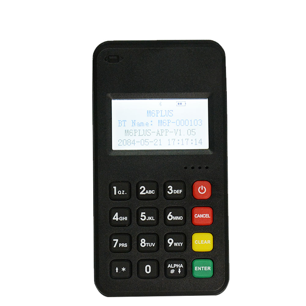 أندرويد ماستركارد بلوتوث واي فاي محطة الدفع اللاسلكية المتنقلة Mini MPOS M6 PLUS