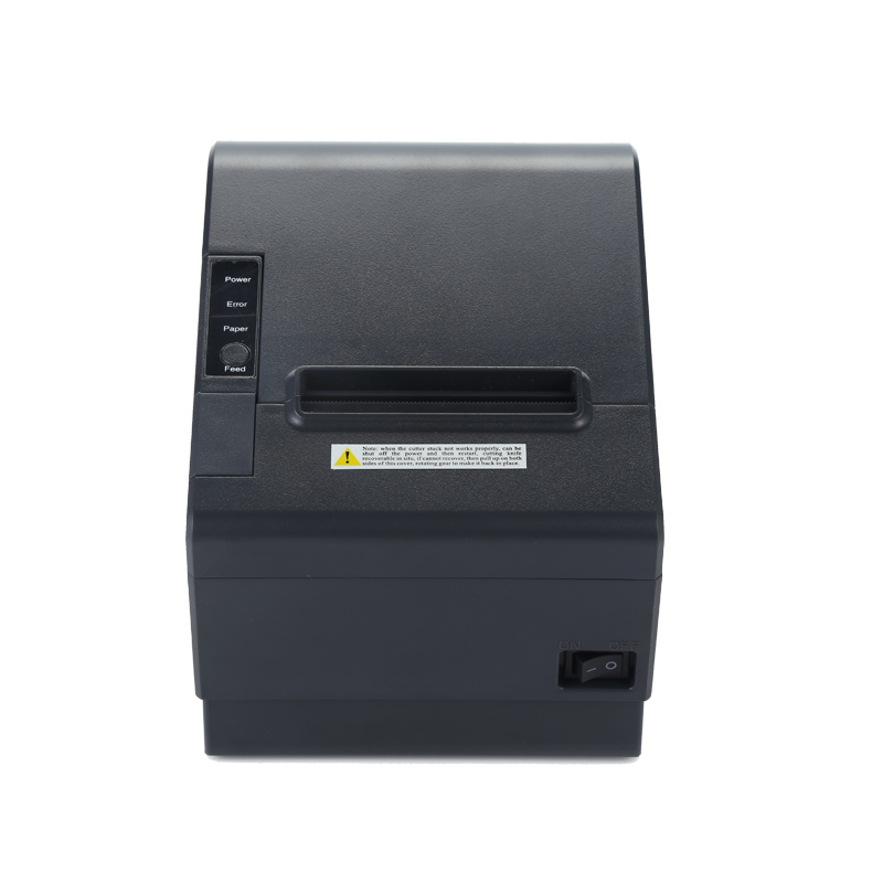 POS802 384 نقطة / خط بلوتوث USB 80 مم طابعة إيصالات POS الحرارية مع القاطع