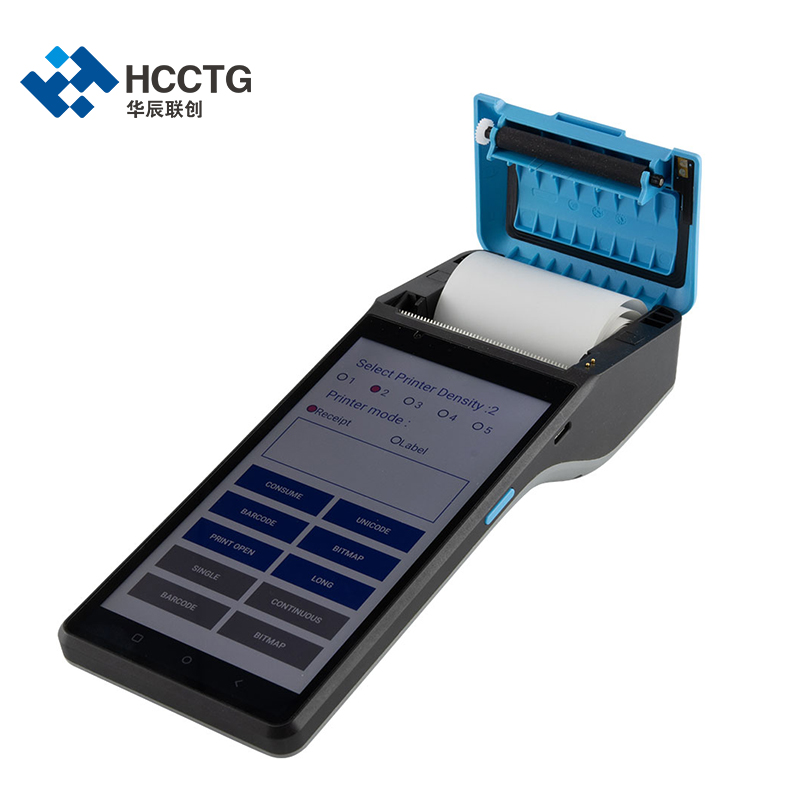 HCCTG جهاز نقطة البيع المحمول بنظام Android 10.0 ونظام تحديد المواقع العالمي (GPS) مع قارئ بطاقة NFC Z300