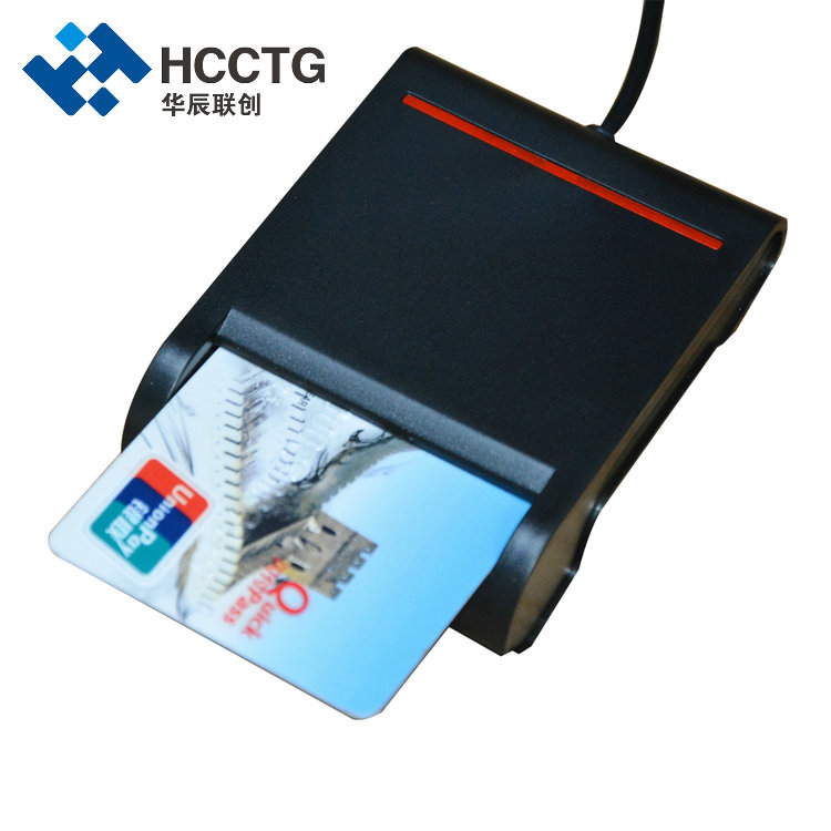 HCC EMV L1 USB ISO7816 اتصل بقارئ البطاقة الذكية DCR30