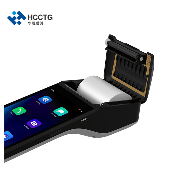 HCCTG جهاز GMS 6 بوصة NFC محمول بنظام Android 10.0 POS مع طابعة حرارية 58 مم Z300