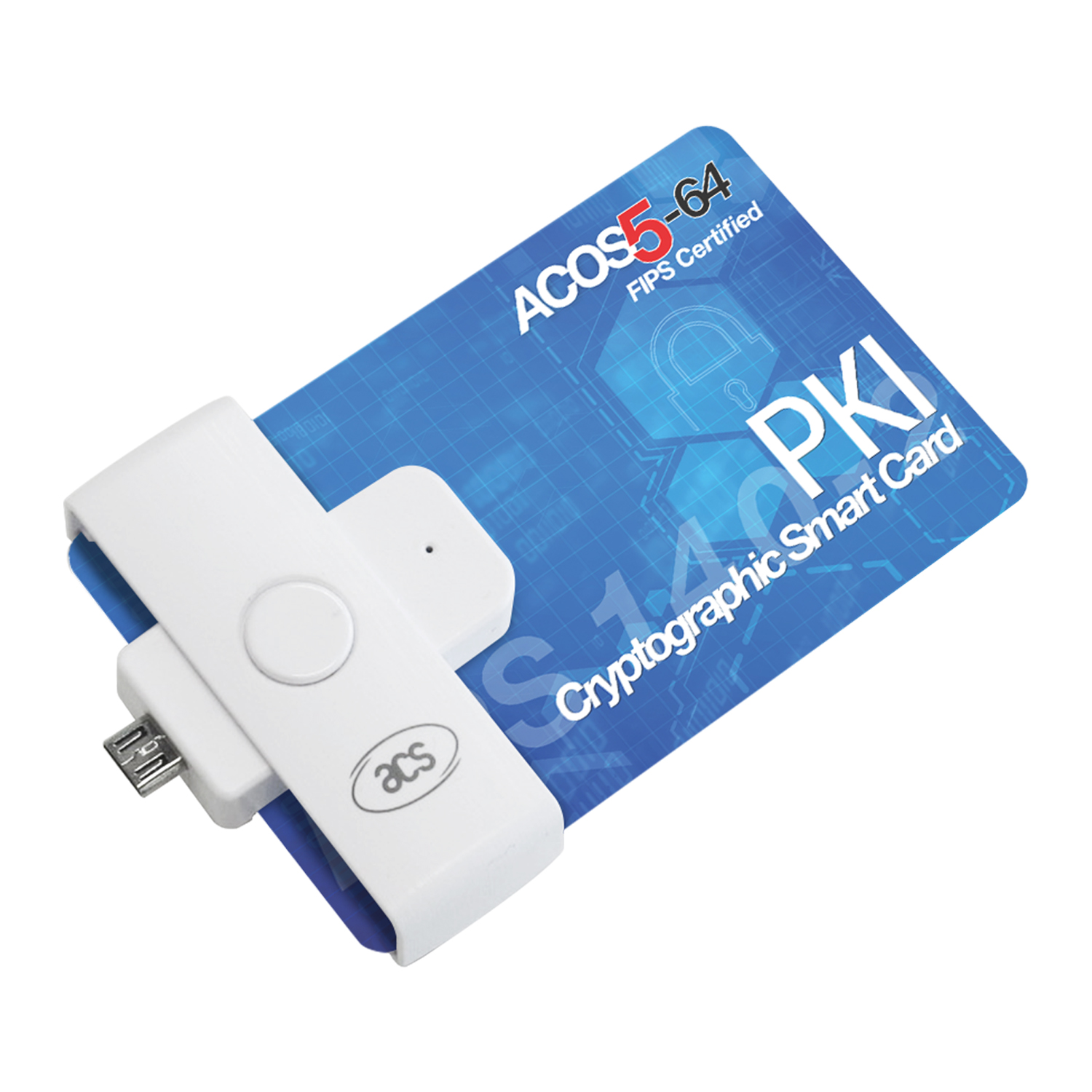 ACS ISO7816 EMV UnionPay قارئ البطاقة الذكية للاتصال المحمول للدفع الإلكتروني ACR39U-ND