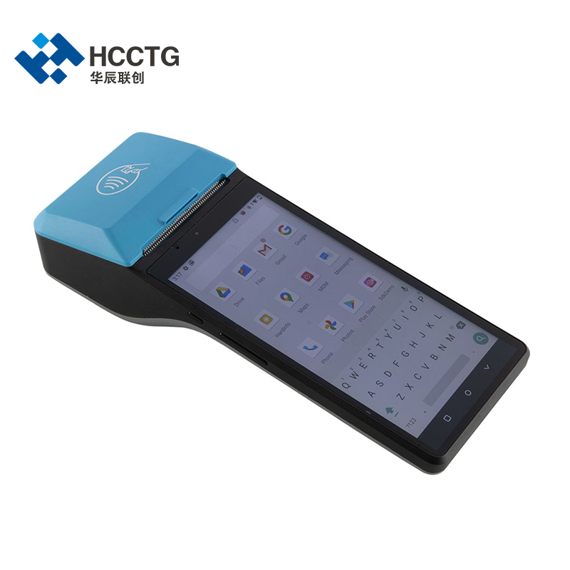 HCCTG جهاز نقطة البيع المحمول بنظام Android 10.0 ونظام تحديد المواقع العالمي (GPS) مع قارئ بطاقة NFC Z300