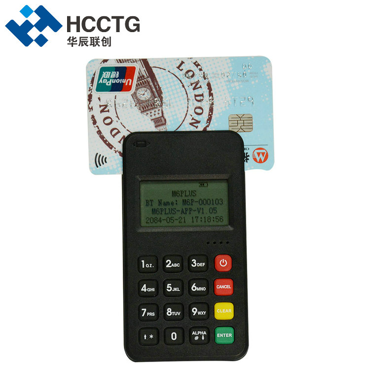 واي فاي EMV L1 & L2 محطة الدفع بلوتوث MPOS M6 PLUS