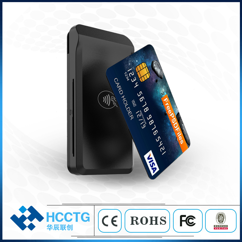 HCCTG محطة دفع متنقلة 3 في 1 تعمل بتقنية Bluetooth EMV PCI MPOS M6 PLUS