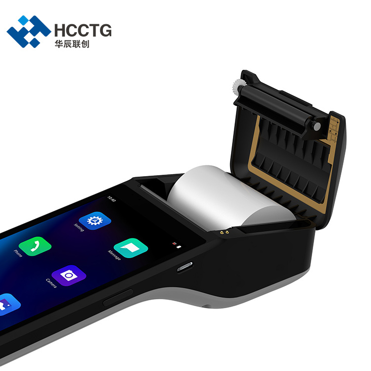 HCC GMS 6 بوصة NFC محمول باليد Android 10.0 POS Machine مع طابعة حرارية 58 مم Z300