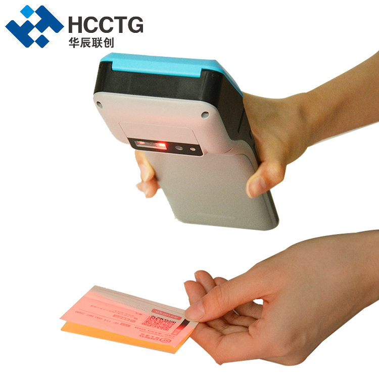 HCCTG GMS Android 11.0 EMV الكل في واحد نظام الدفع عبر الهاتف المحمول POS Machine Z500