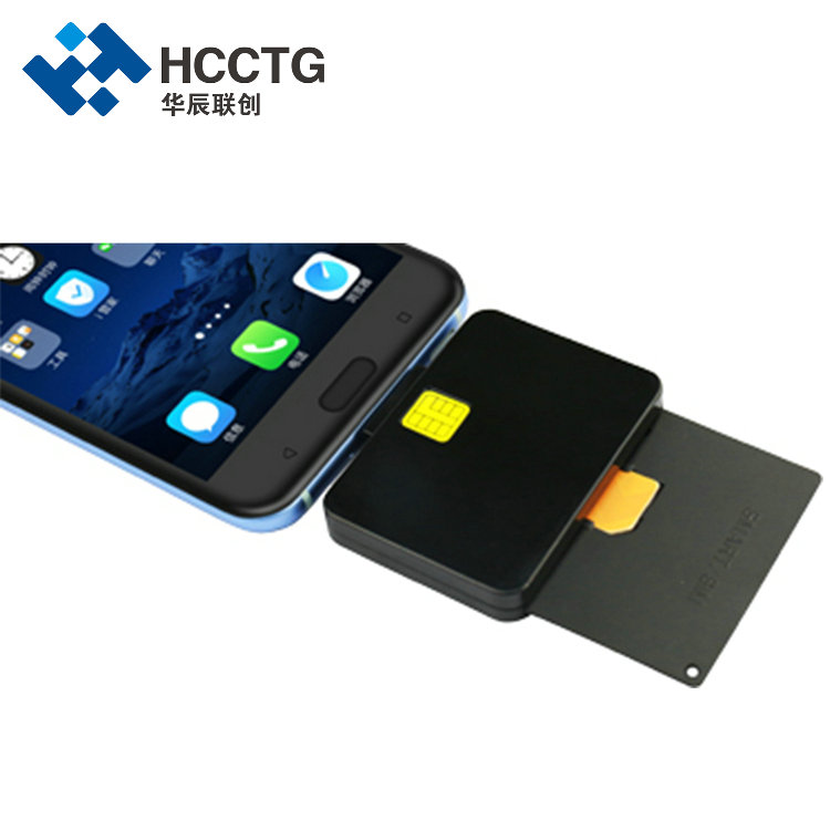 ISO7816 EMV USB نوع C الاتصال قارئ البطاقة الذكية DCR32