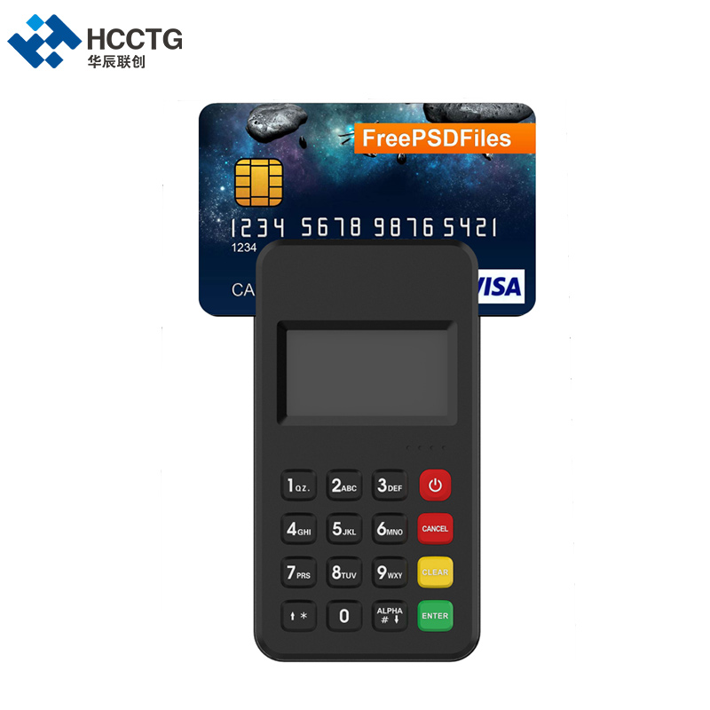 HCCTG جهاز الدفع عبر الهاتف المحمول مزود بتقنية Bluetooth+WiFi وقارئ بطاقات MPOS M6 PLUS