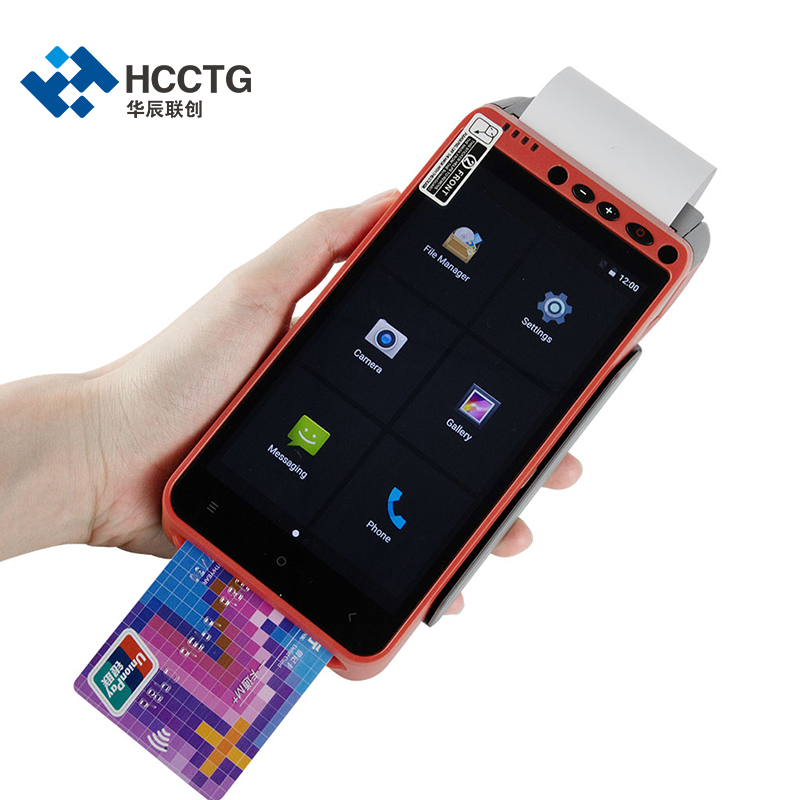 جهاز نقاط البيع الذكي EMV PCI Android 7.0 مع طابعة مدمجة HCC-Z100