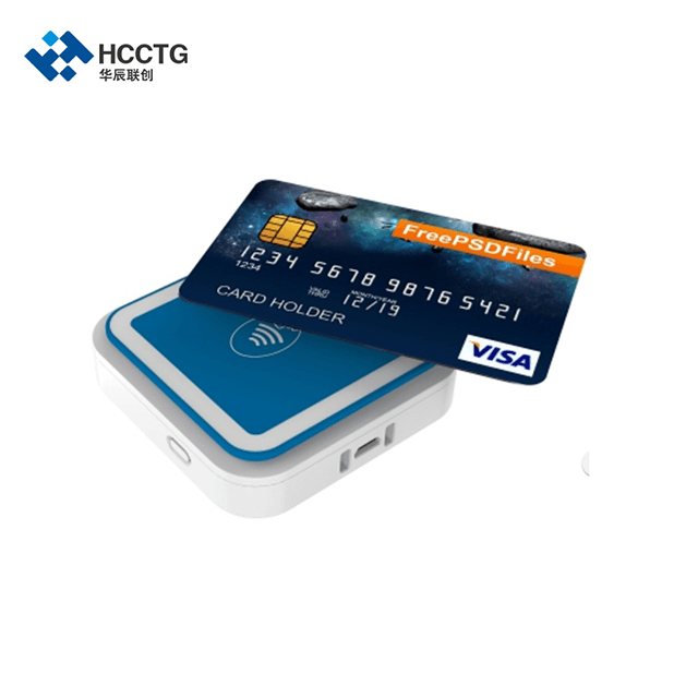 HCCTG PCI EMV بلوتوث 3 في 1 قارئ بطاقات الائتمان المحمول الذكي NFC MPOS I9