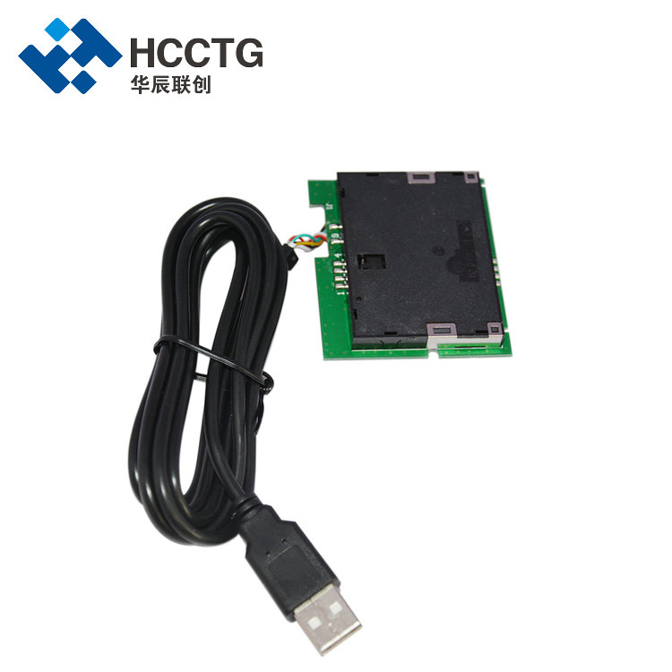 USB ISO 7816 EMV وحدة قارئ البطاقة الذكية الاتصال MCR3521-M