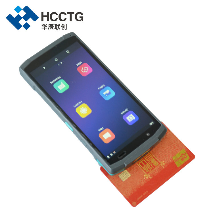 EMV Android 10.0 NFC+Contact+NFC قارئ بطاقات نقطة البيع الذكية HCC-CS20