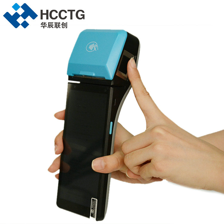 HCCTG GMS Android 11.0 EMV الكل في واحد نظام الدفع عبر الهاتف المحمول POS Machine Z500