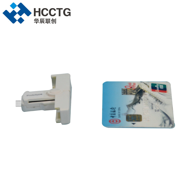 HCC ISO/IEC 7816 EMV قارئ البطاقات الذكية بحجم الجيب DCR38-UM