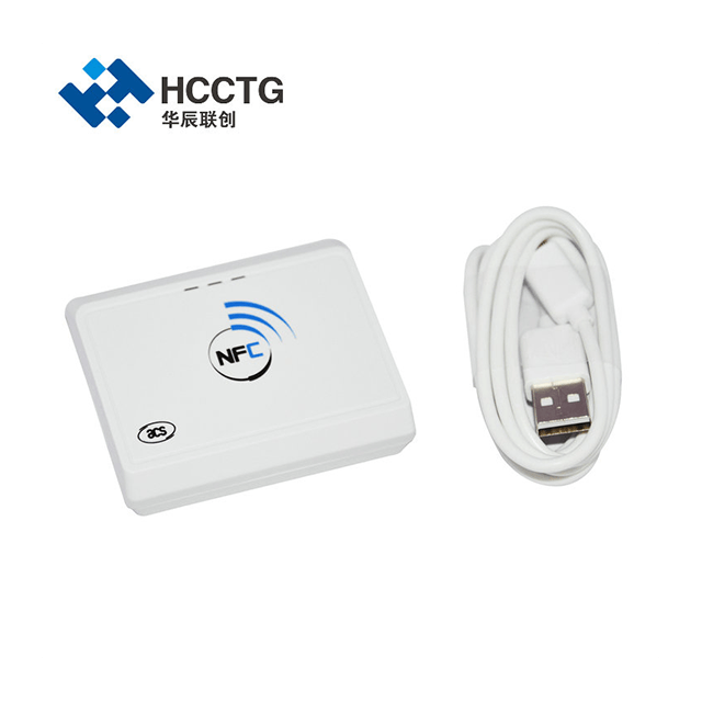 HCCTG 13.56 ميجا هرتز MIFARE NFC علامات قارئ البطاقة الذكية بلوتوث MPOS ACR1311U-N2