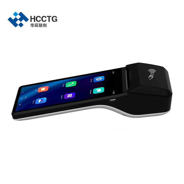 HCCTG جهاز GMS 6 بوصة NFC محمول بنظام Android 10.0 POS مع طابعة حرارية 58 مم Z300