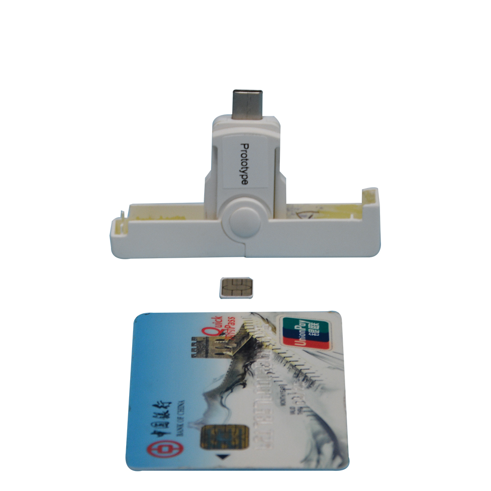 ISO/IEC 7816 USB Type C EMV قارئ البطاقات الذكية DCR38-UC