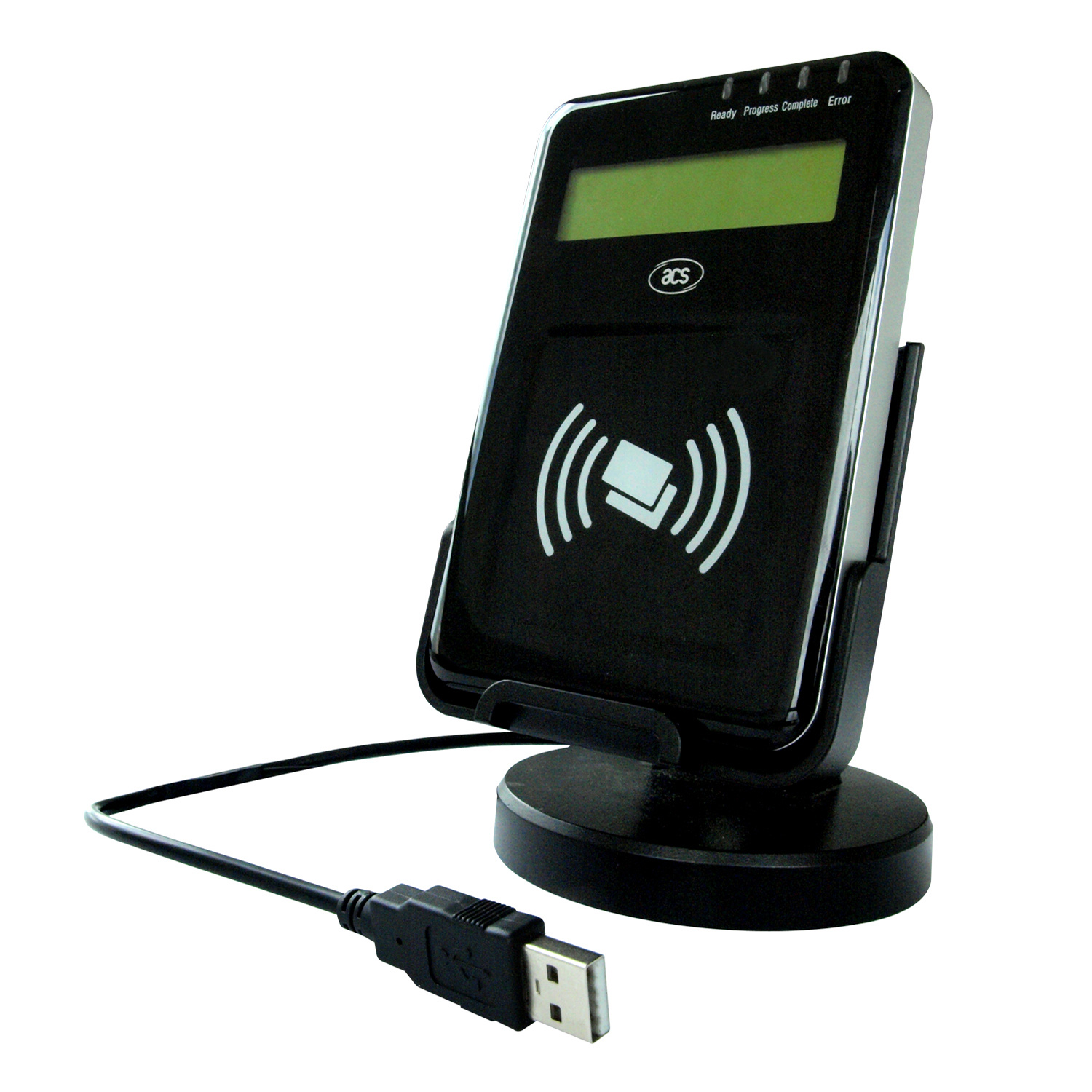 ISO14443 FELICA USB قارئ NFC للبطاقة الذكية مع شاشة LCD ACR1222L