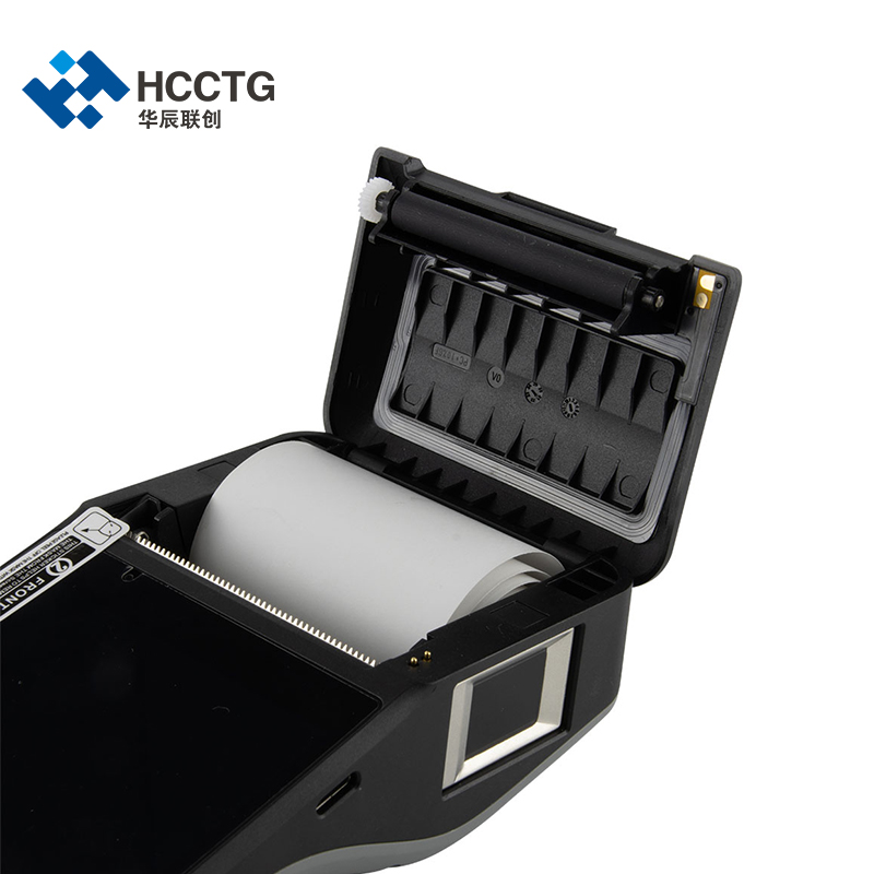 HCCTG جهاز NFC الكل في واحد يعمل بنظام Android POS مع طابعة حرارية Z300 مقاس 58 مم