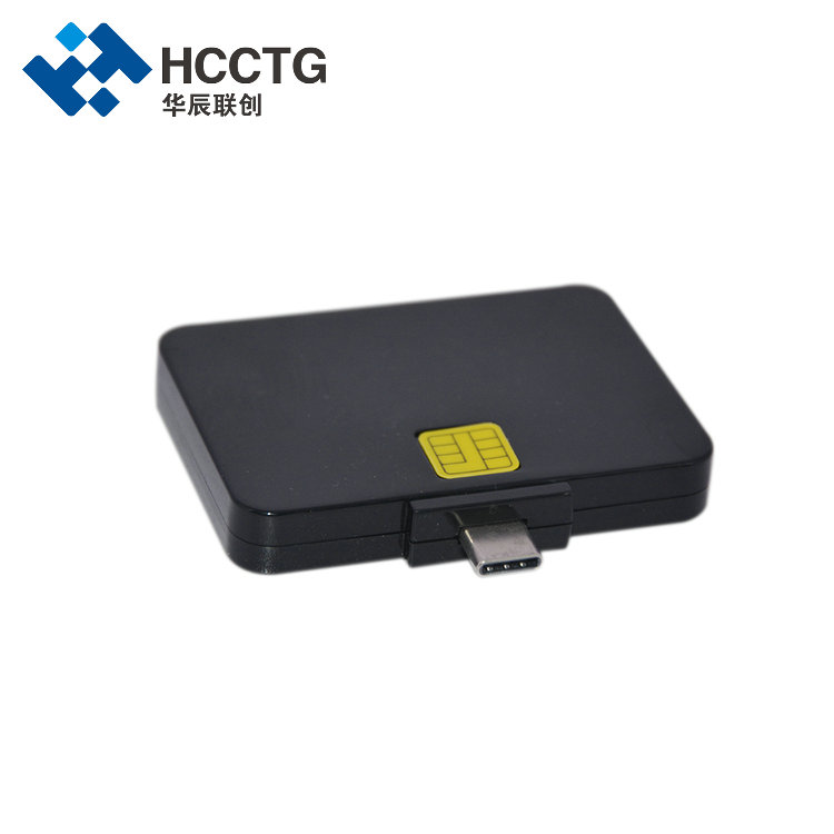 ISO7816 EMV USB نوع C الاتصال قارئ البطاقة الذكية DCR32