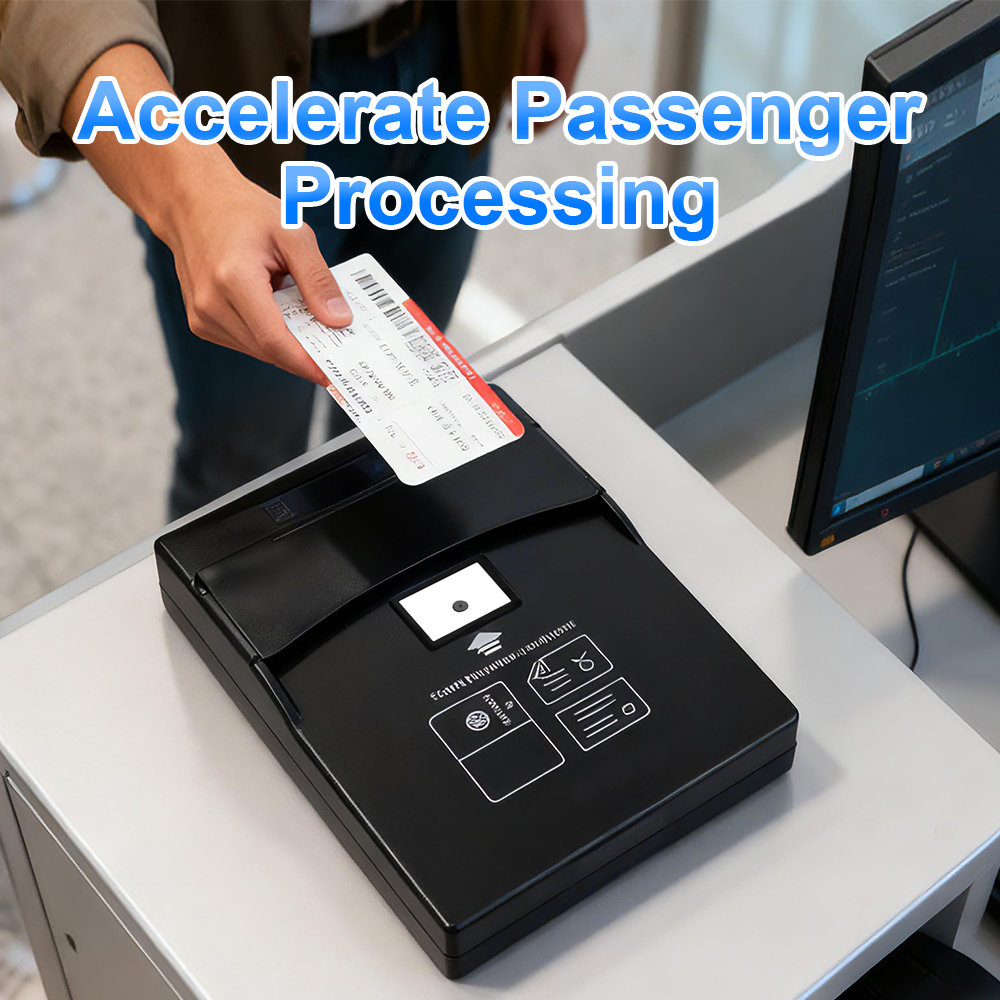 قارئ جوازات السفر عالي الأداء: حل سريع ودقيق ومتوافق للتحقق من الهوية