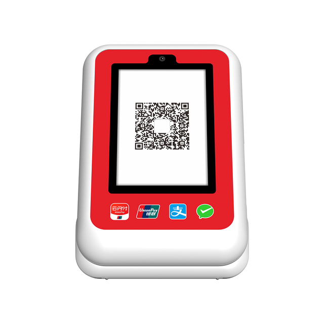 شاشة QR مقاس 2.4 بوصة، محطة دفع 4G Dynamic Cloud QR Soundbox مع Pinpad Z30