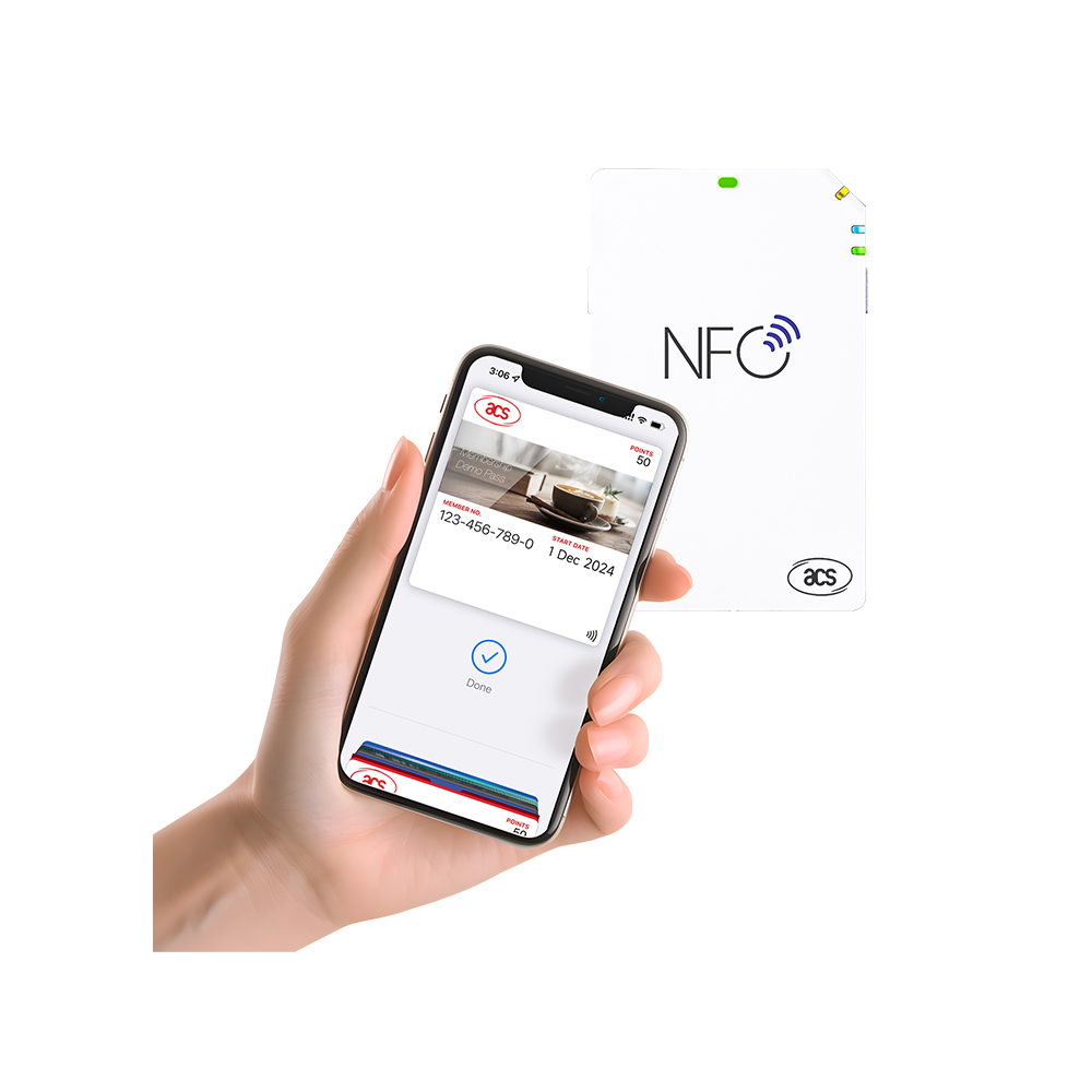 قارئ البطاقة الذكية 13.56 ميجا هرتز ISO15693 قارئ NFC بلوتوث ACR1555U