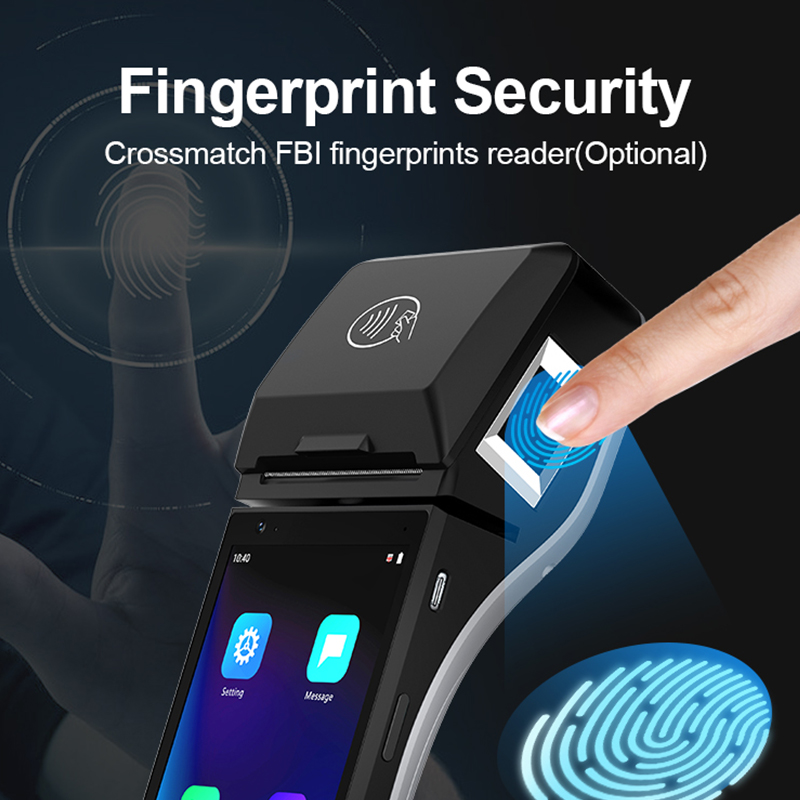 EMV PCI 6 inch Android 11.0 NFC Bluetooth All in One Handheld Point POS Terminal Z500