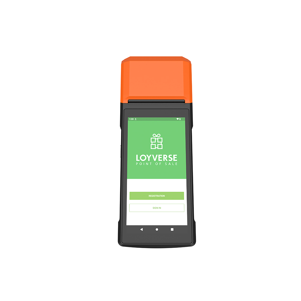 4G SMART المحمولة المحمولة POS Touch Display Tickts Machine R330