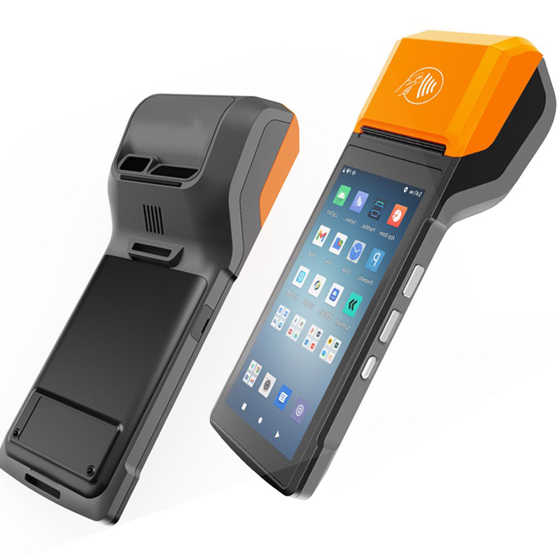 HCCTG NFC GPS 4G Android 14 Smart Mobile Terminal مع طابعة 58 مم R330 Plus