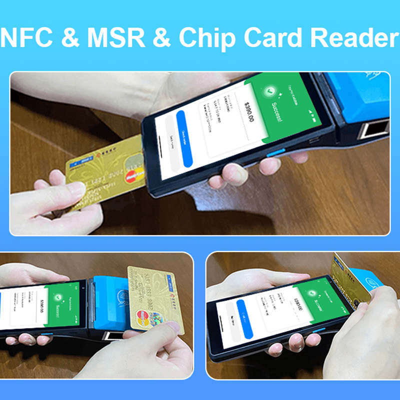 EMV PCI 6 inch Android 11.0 NFC Bluetooth All in One Handheld Point POS Terminal Z500
