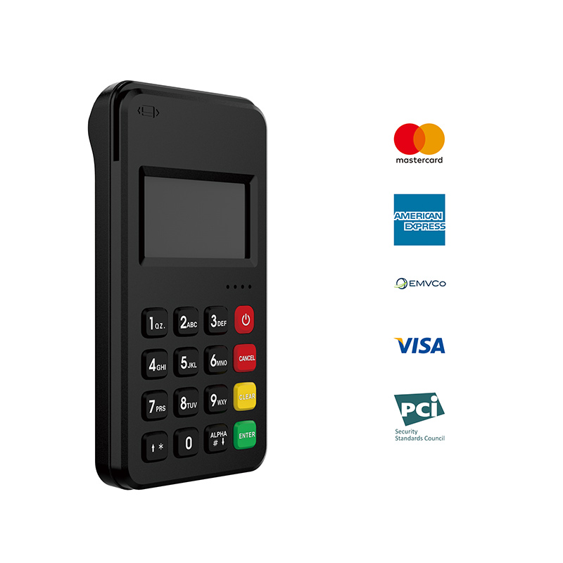 USB Bluetooth EMV PCI 3 في 1 بطاقة الدفع عبر الهاتف المحمول MPOS للدفع الإلكتروني M6 PLUS