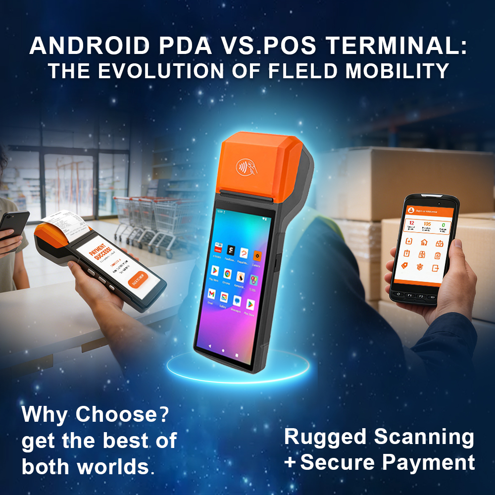 Android PDA vs POS Terminal: اختيار أفضل جهاز محمول للبيع بالتجزئة والخدمات اللوجستية