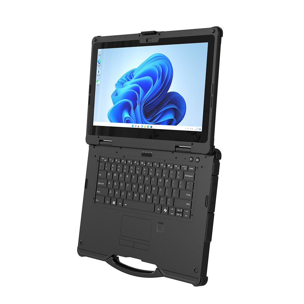 أجهزة الكمبيوتر المحمولة الصناعية القوية المزودة بشاشة LCD مقاس 14 بوصة وذاكرة وصول عشوائي 32 جيجابايت + 256 جيجابايت ونظام تشغيل Windows 11 OS X14M