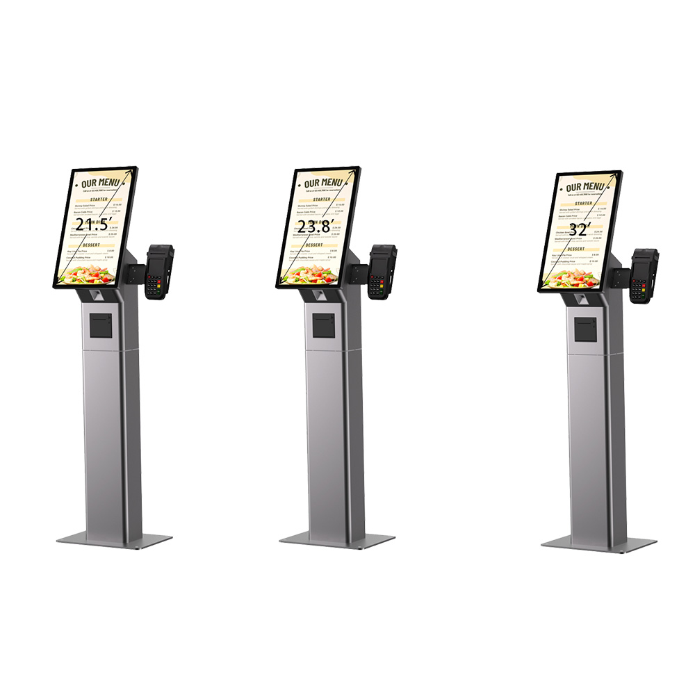 آلة كشك الطلب الذاتي بشاشة LCD مقاس 21.5 بوصة تعمل باللمس لمركز التسوق HSK-KA21(HSK-KW21)